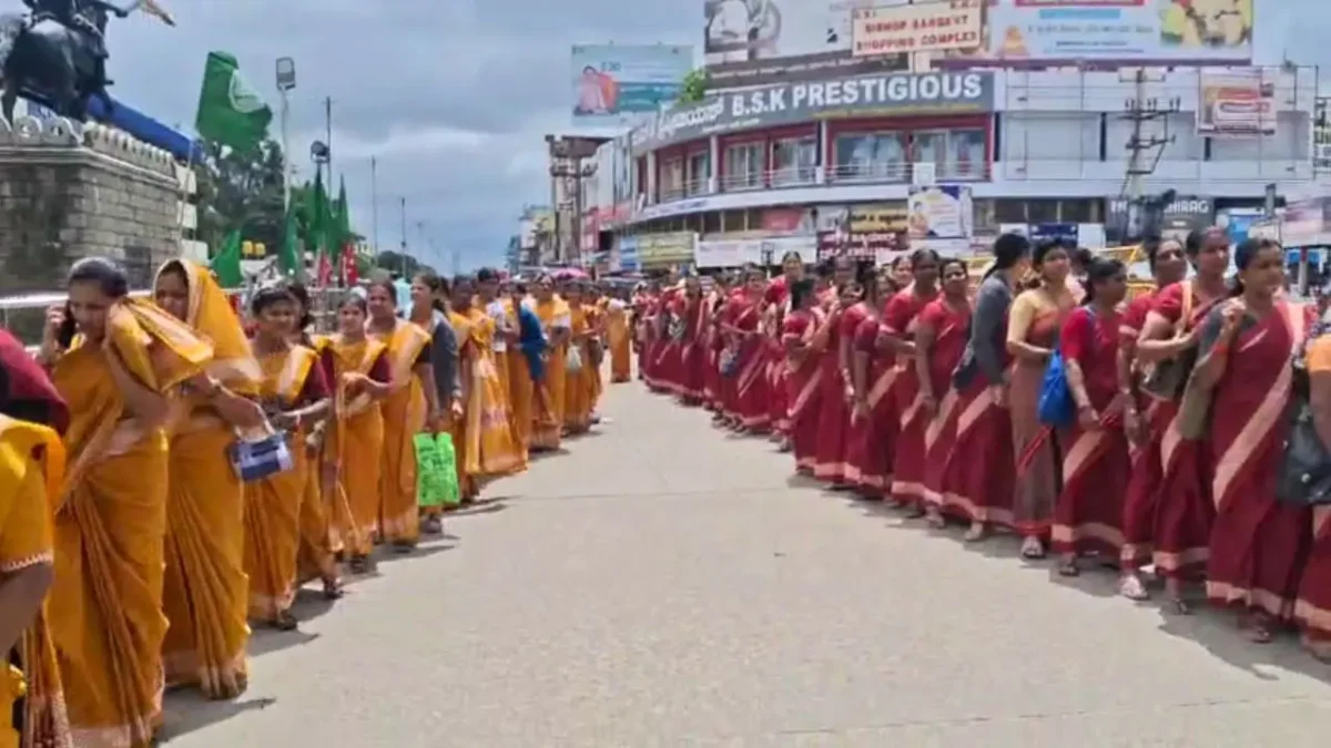 Shivamogga News Anganwadi Workers Protest