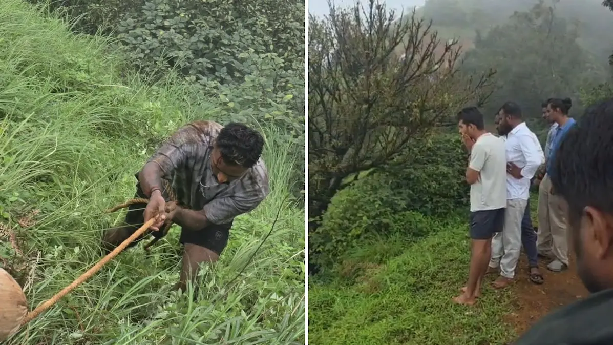 Tourist Falls from Kodachadri Hill Rescued by Jeep Drivers