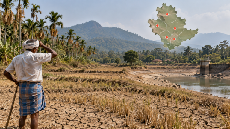 Five Shivamogga Taluks Added to Karnataka Drought Ground-Truthing List