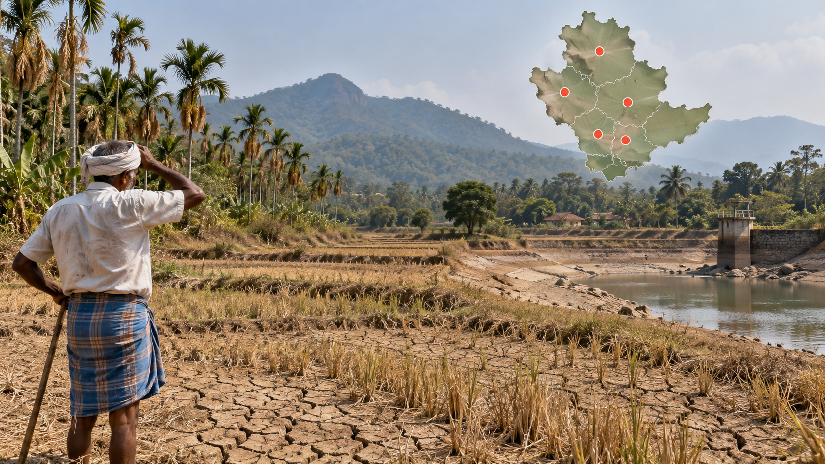 Five Shivamogga Taluks Added to Karnataka Drought Ground-Truthing List