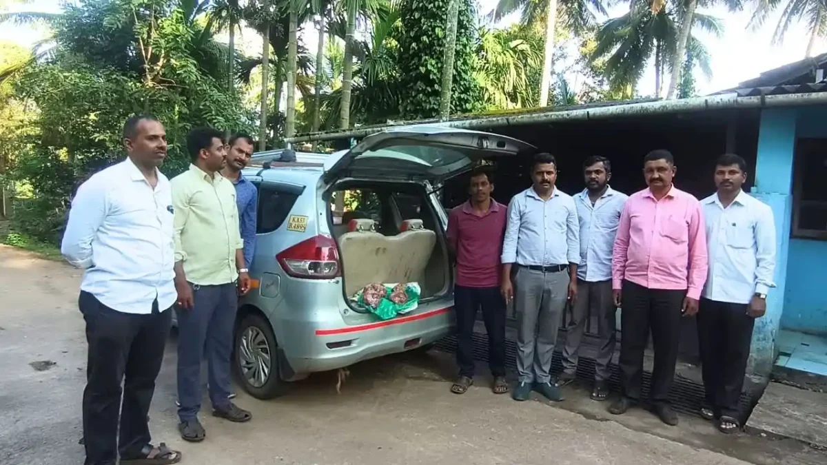 Ripponpet Raid 21 kg Deer Meat Seized