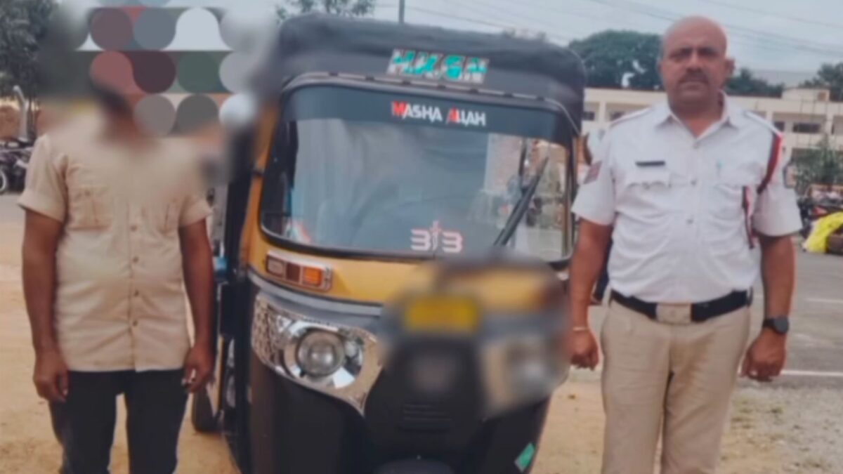 Shivamogga Auto Driver Booked for Rash Driving, Drunk Driving Confirmed