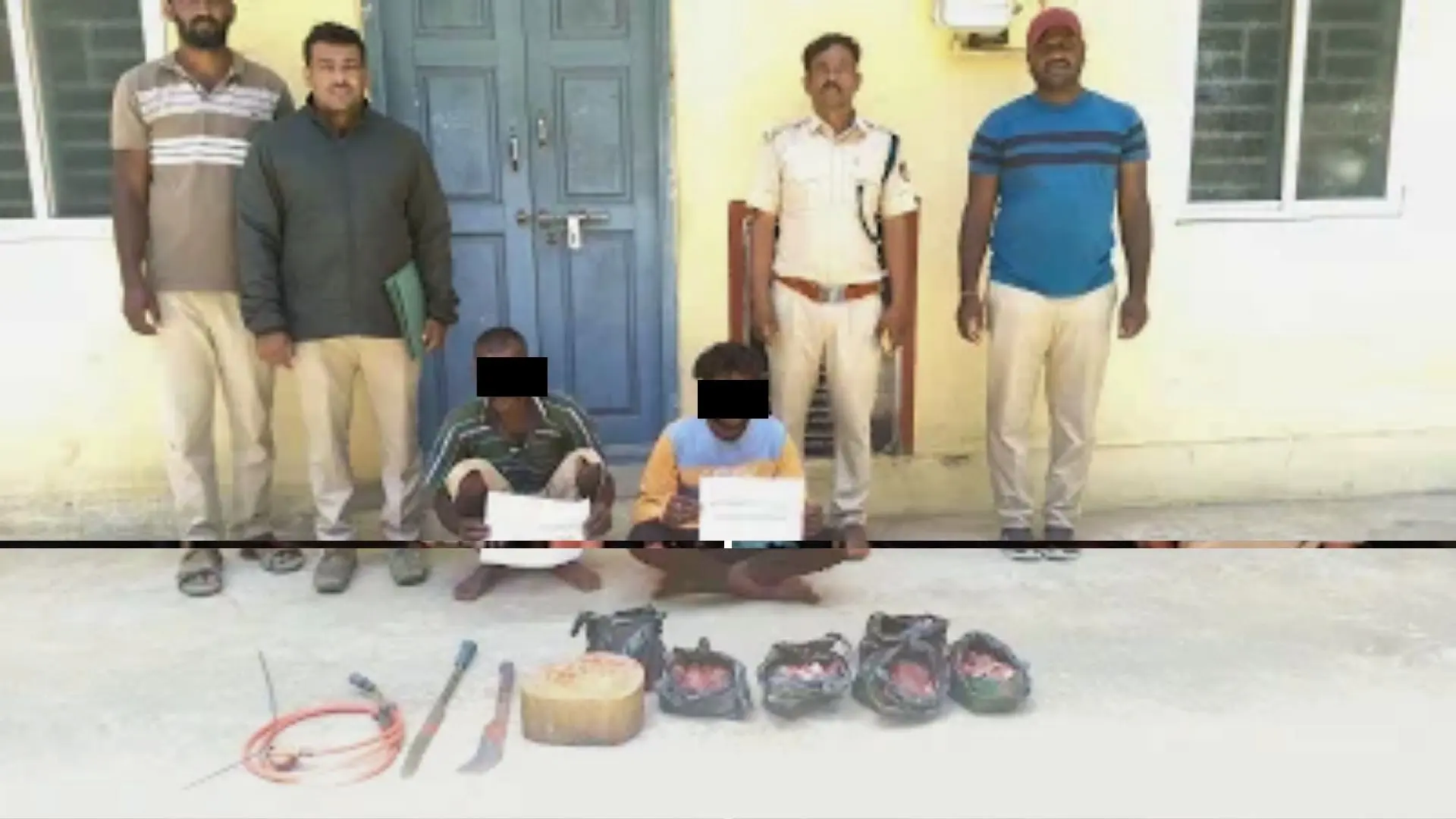 Shivamogga Deer Meat Seizure Father, Son Arrested in Yaraganalu