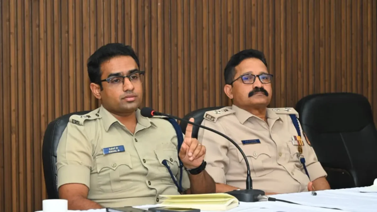 Shivamogga Police Step Up Security for Gowri Ganesha Festival