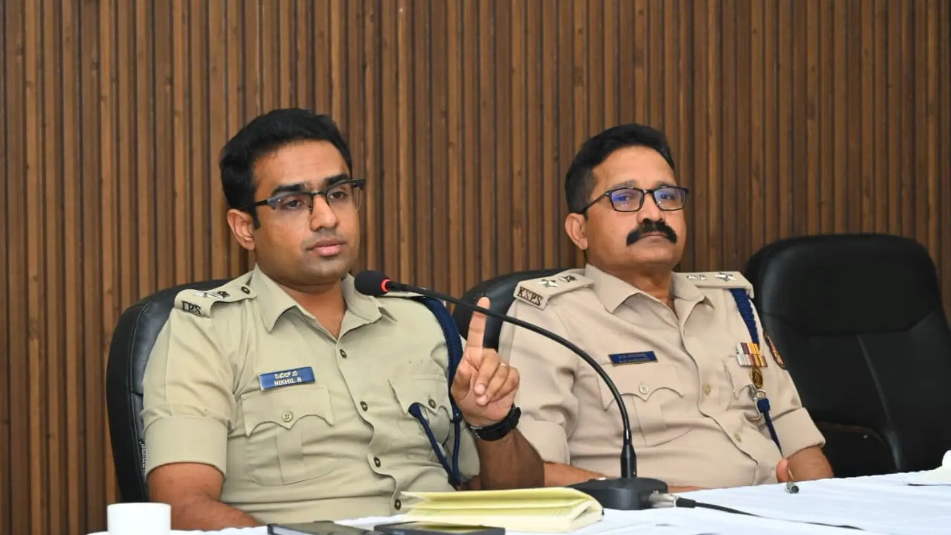 Shivamogga Police Step Up Security for Gowri Ganesha Festival