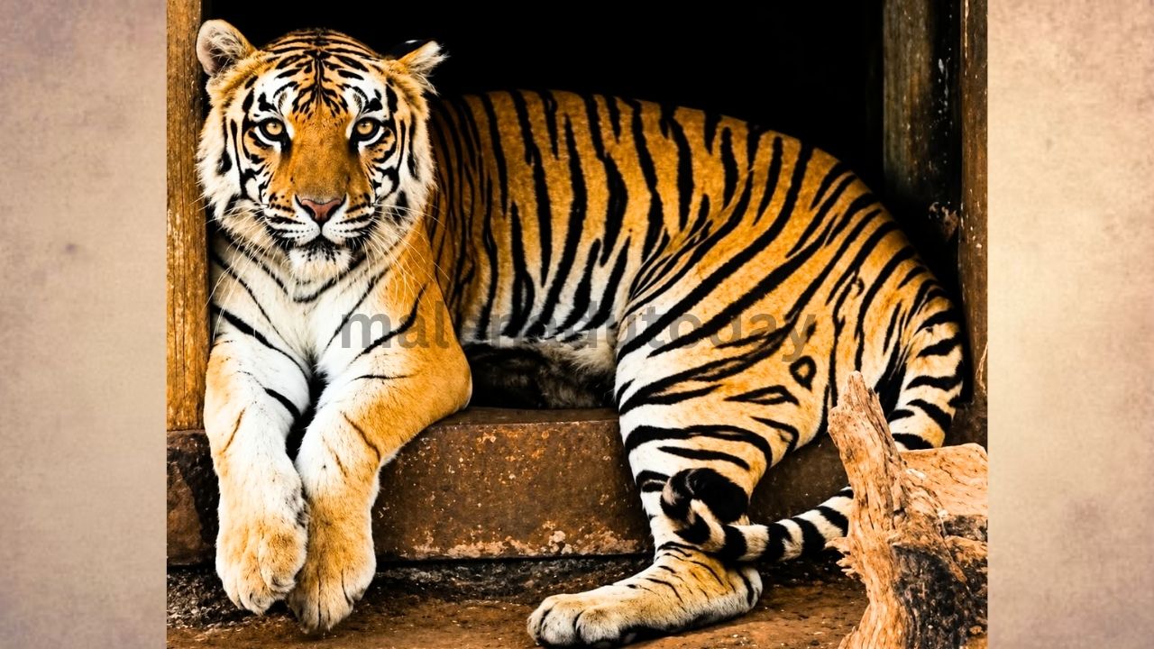 Shivamogga Zoo Tigress Dashami Passes Away ದಶಮಿ ಹುಲಿ ಸಾವು