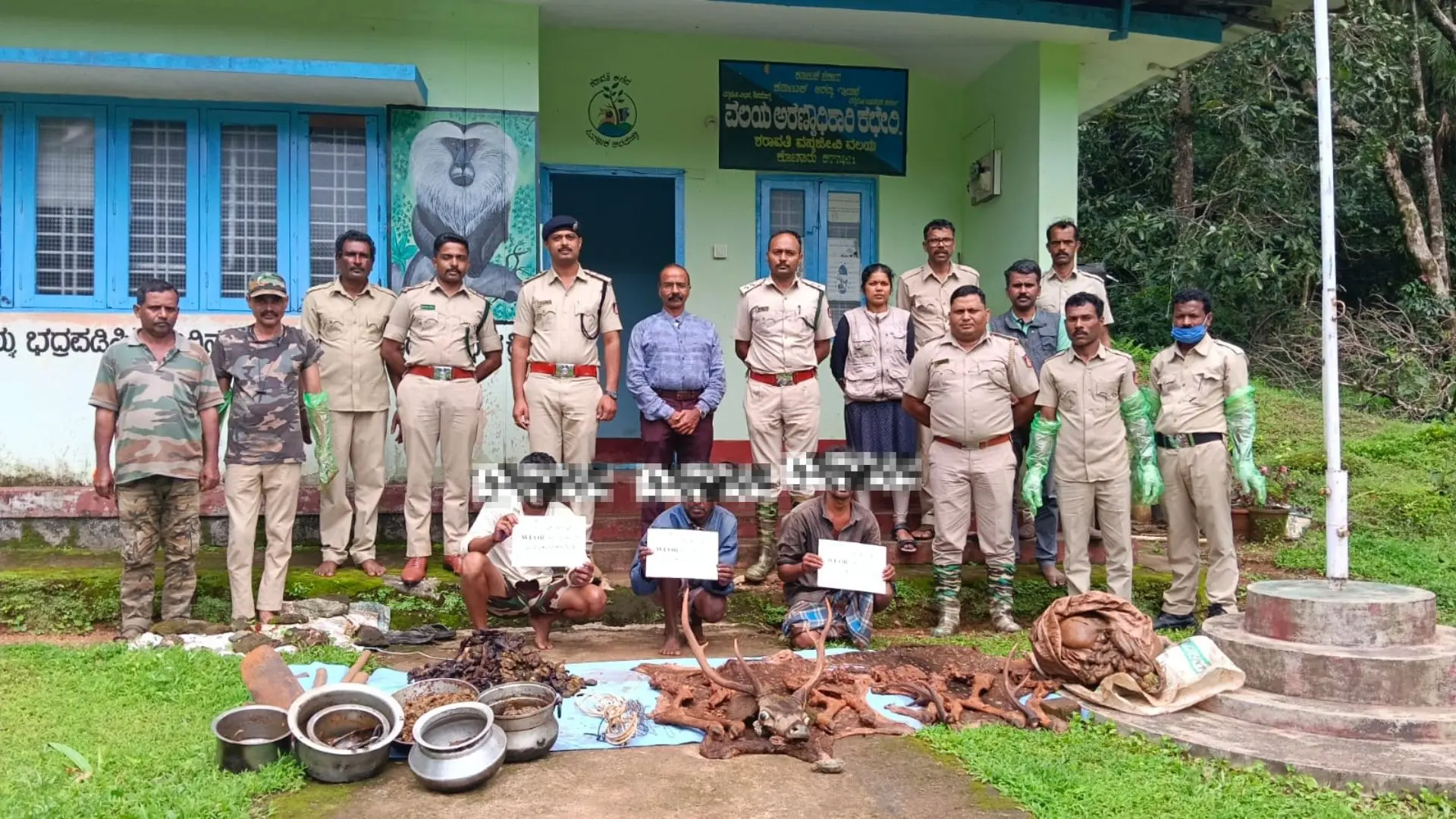 Two Deer Poached Using Illegal Electric Trap in Nagavalli; Three Arrested