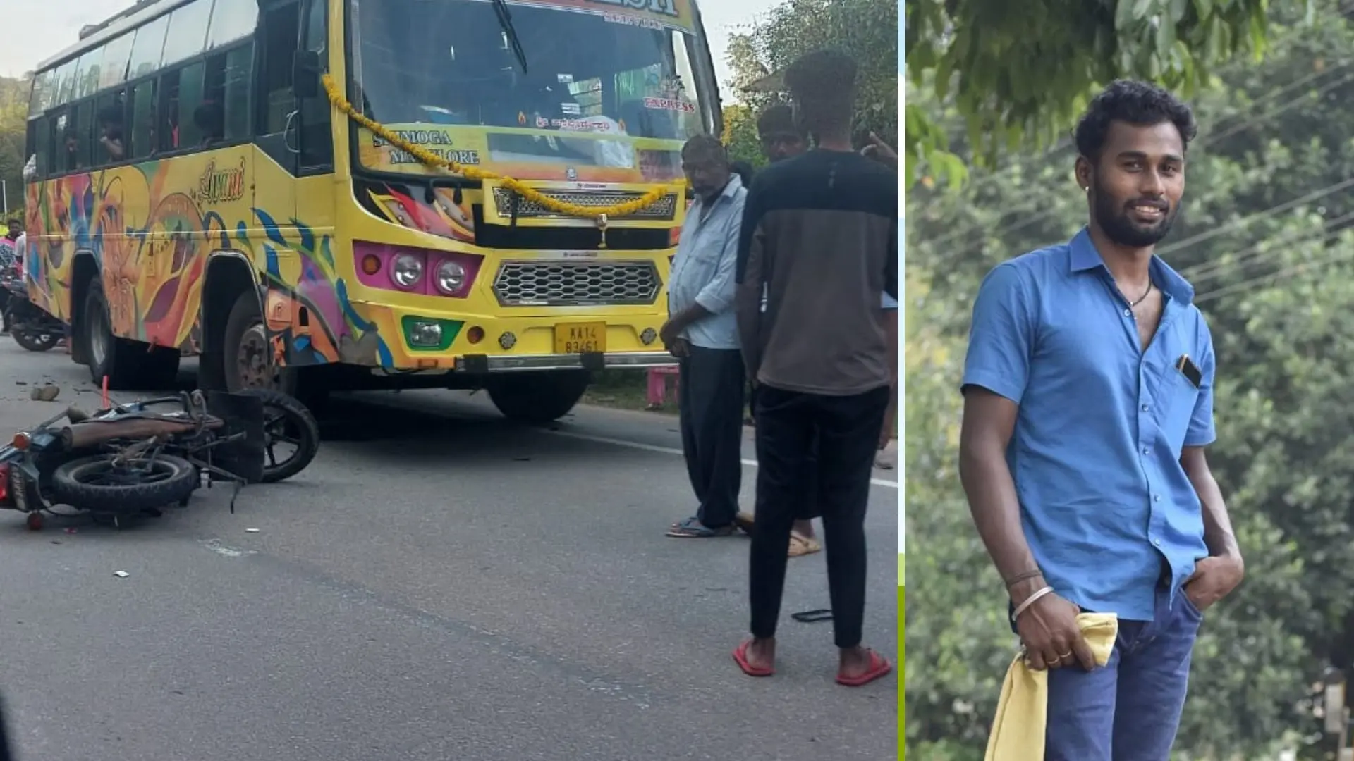 Two Separate Road Accidents in Shivamogga District Claim Lives of Ganesh and Businessman Javid