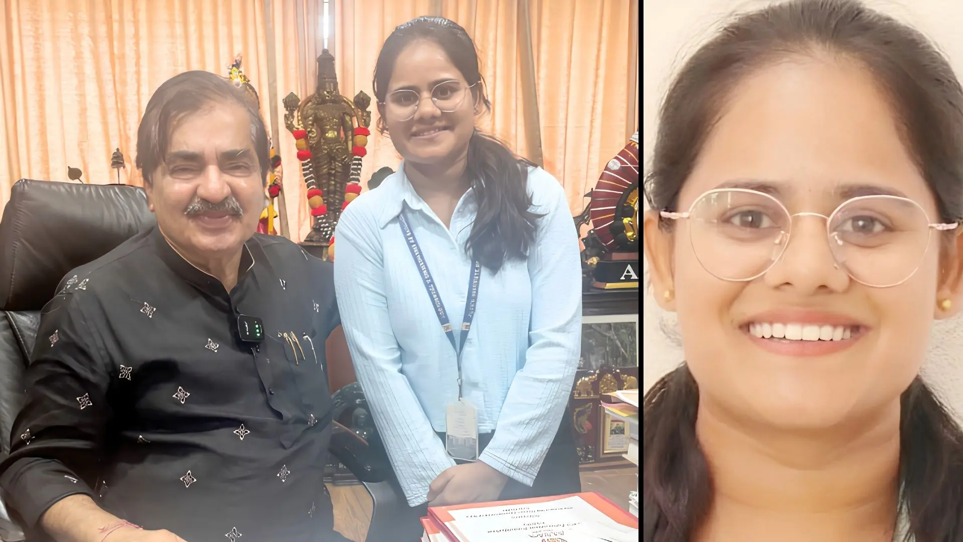 ಹಾವೇರಿಯ ಹಟಿಮತ್ತೂರು ಗ್ರಾಮದ ರೈತ ಕುಟುಂಬದ ಸೃಷ್ಟಿ ಮಂಜುನಾಥ ಉಳ್ಳಾಗಡ್ಡಿ ಅವರು ಆಳ್ವಾಸ್ನಲ್ಲಿ ಓದುತ್ತಲೇ ವೀಸಾ ಸಂಸ್ಥೆಯಲ್ಲಿ ಇಂಟರ್ನ್ಶಿಪ್ ಪಡೆದು, ಬಳಿಕ ವಾರ್ಷಿಕ ₹46.33 ಲಕ್ಷ ಮೌಲ್ಯದ ಸಾಫ್ಟ್ವೇರ್ ಎಂಜಿನಿಯರ್ ಉದ್ಯೋಗಕ್ಕೆ ಆಯ್ಕೆಯಾಗಿದ್ದಾರೆ.