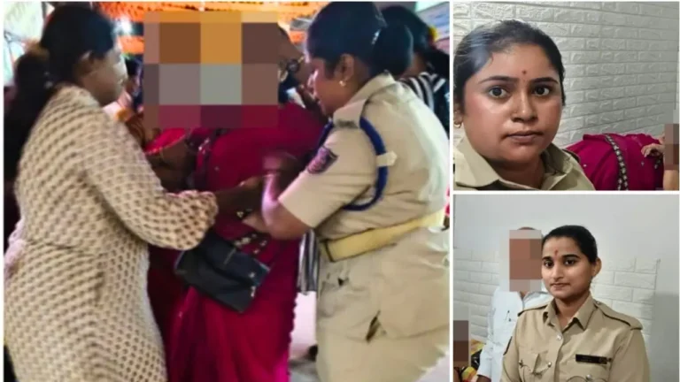 ಆಯಾ ತಪ್ಪಿ ಬಿದ್ದ ಮಹಿಳೆಯನ್ನು ರಕ್ಷಿಸಿದ 112 ಸಿಬ್ಬಂದಿಗಳು