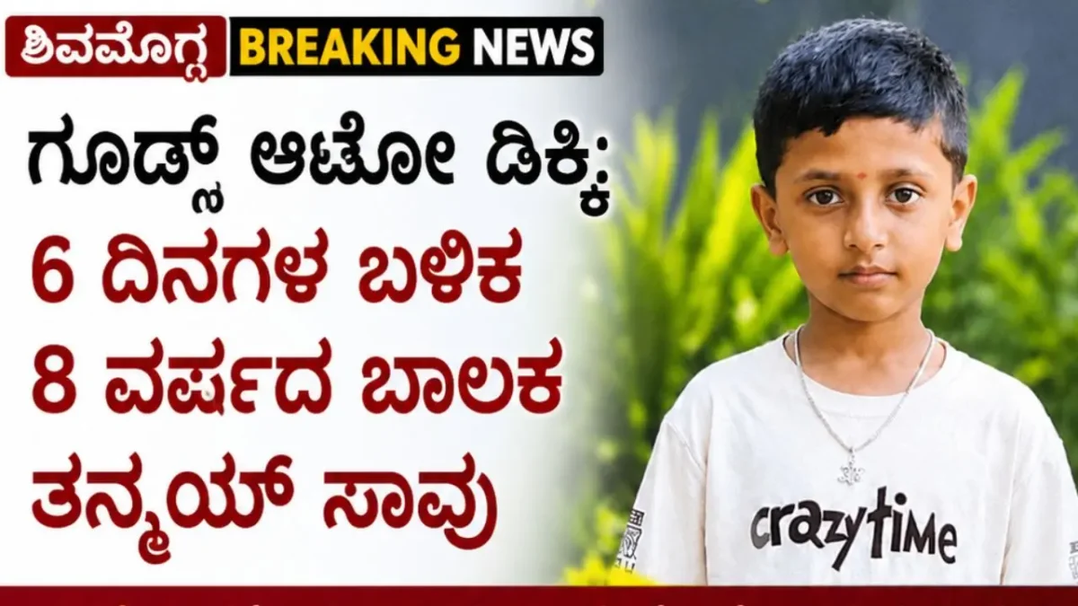 8-Year-Old Tanmay Dies Six Days After Goods Auto Accident in Dasakoppa