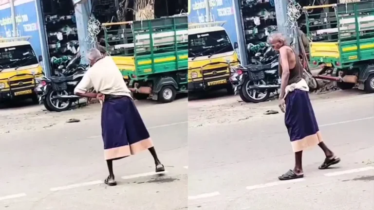 ಫುಲ್_ ಟೈಟ್_ ಆಗಿ ರಸ್ತೆಯಲ್ಲಿ ವೃದ್ಧನ ಹಾವಳಿ