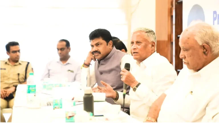 ಶಿವಮೊಗ್ಗಕ್ಕೆ ಕೇಂದ್ರ ಸಚಿವ ಸೋಮಣ್ಣ ಭೇಟಿ